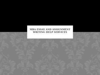 MBA Essay Writing Service.pptx